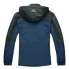 TRVLWEGO Camping Hiking Jacket Men Autumn Outdoor Sports Coats Climbing Trekking Windbreaker Travel Waterproof Jackets Black