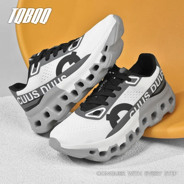 Men's Cushioning Running Shoes Lightweight Athletic Casual Sneakers Male Non-Slip Sports Shoes Outdoor Travel Walking Shoes
