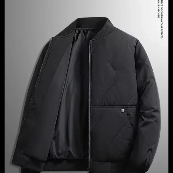 New autumn and winter baseball collar, men's fashionable and versatile cotton jacket, outer warm cotton jacket, baseball jacket,