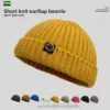 Fashion Hip Hop Beanie Knitted Hat Men Skullcap Women Winter Warm Brimless Baggy Melon Cap Cuff Docker Fisherman Beanies Hats