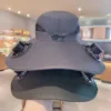 2025 Wide Brim Solar Fan Hat Sun Protection with Dual Power (Solar USB) Adjustable Outdoor Beach ‌Hike Fishing Hat for Men Women