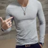 2024 New Tennis T Shirts Men Long Sleeve T-Shirt Sportswear Fitness T Shirts For Men Slim Fit T Shirts Designer Solid Tees Tops