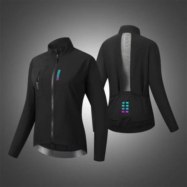 WOSAWE Women's Cycling Jacket Waterproof Windbreaker Cycling Clothing Women Road Bike Jacket Sport Bicycle Coat
