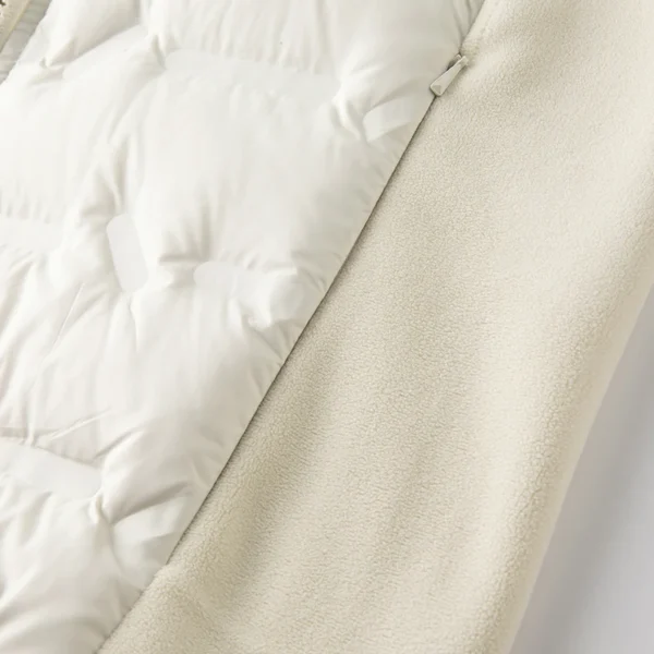 LNGXO Unisex Warm Fleece Windbreaker Men Women Winter Duck Down Jacket Outdoor Hiking Camping Mountaineering Windproof Coat