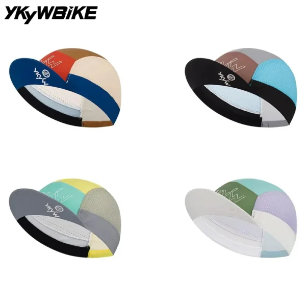 YKYWBIKE Cycling Caps Unisex Bicycle Cap MTB Running Caps Ventilated Outdoors Sports Caps Road Bike Hat Breathable Caps