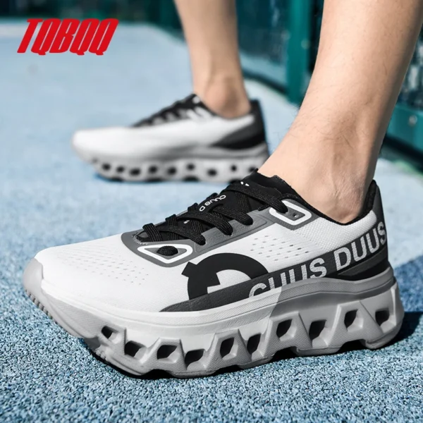 Men's Cushioning Running Shoes Lightweight Athletic Casual Sneakers Male Non-Slip Sports Shoes Outdoor Travel Walking Shoes