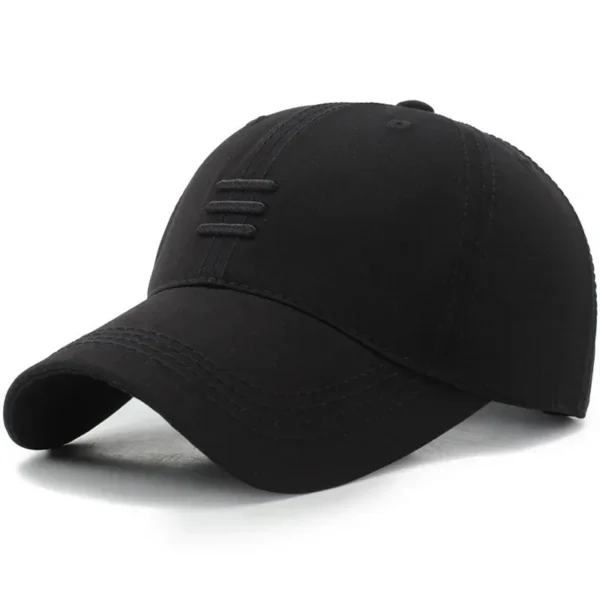 Hat baseball cap European and American fashion spring and autumn sun hat simple black summer leisure duckbill cap sports cap