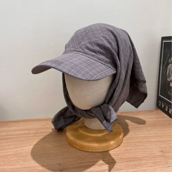 Outdoor Camping Style Sun Protection Hat Jennie Scarf Hat Small Sweet Sunscreen Tie Hat Wide Brim Hat Mesh Cap Lace Cap