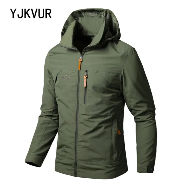 YJKVUR Autumn Winter New Men Sports Windproof Jacket Climbing Suit Cycling Jacket Outdoor Gear for Hiking And Mountain Climbing