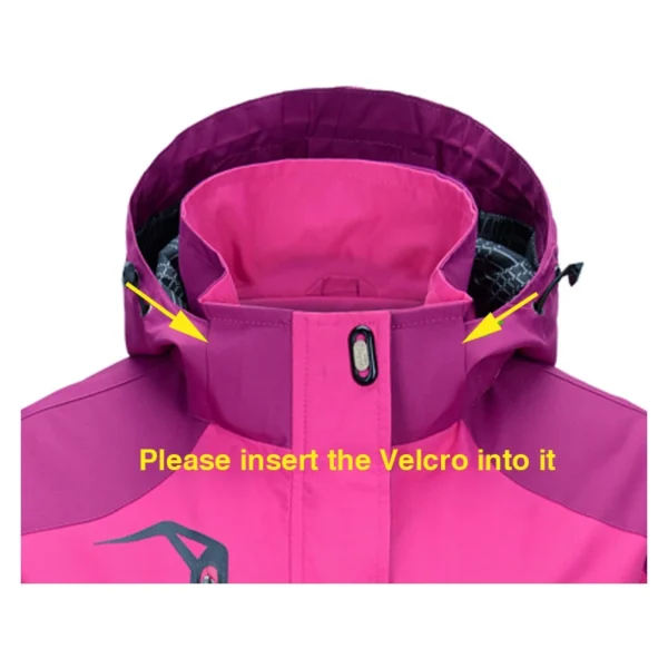 Outdoor Trekking Hiking Jacket and Pants Women Autumn Thermal Waterproof Windproof Hooded Jackets Trip Mountain Camping Sets