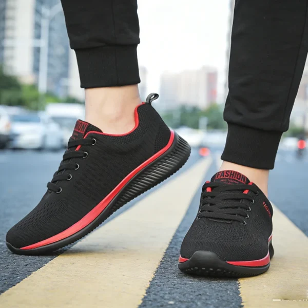 New Spring Flying Woven Shoes Shoes Korean Casual Sneakers Light Running Shoes Fashionable Men's And Women's Single Shoes Trendy