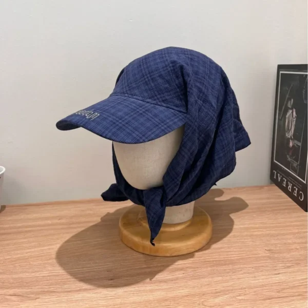 Outdoor Camping Style Sun Protection Hat Jennie Scarf Hat Small Sweet Sunscreen Tie Hat Wide Brim Hat Mesh Cap Lace Cap