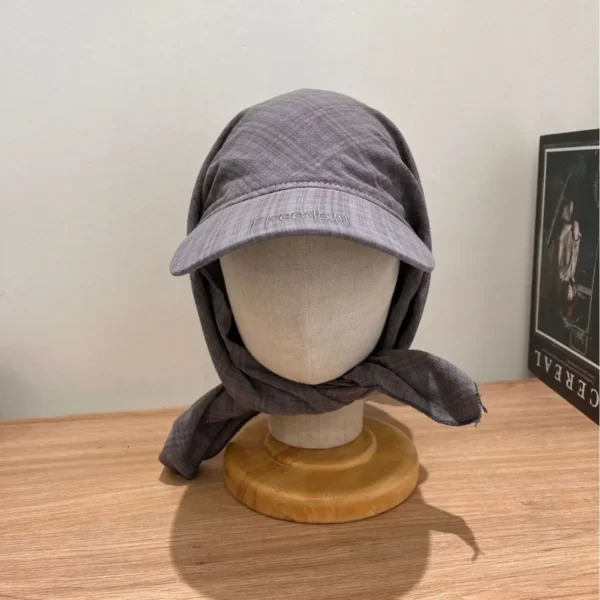 Outdoor Camping Style Sun Protection Hat Jennie Scarf Hat Small Sweet Sunscreen Tie Hat Wide Brim Hat Mesh Cap Lace Cap