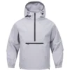 Men's hooded jacket spring and autumn hoodie American street fashion pullover outdoor sports style half neck windbreaker