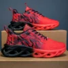 Running Shoes men Mesh Breathable Flat Cushioning Soft Comfortable Sneakers Outdoor Gym Trendy Casual Jogging Shoes for Men