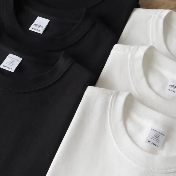 Premium Quality Organic 100% Cotton Mens Solid T-shirts Regular Cotton Men's T-Shirt Solid Color Casual Crew Neck Unisex Summer