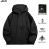 JNLN Unisex Waterproof Windbreaker Outdoor Sport Windproof Single-Layer Jacket Men Women Hiking Climbing Trekking Rain Coat