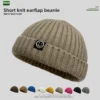 Fashion Hip Hop Beanie Knitted Hat Men Skullcap Women Winter Warm Brimless Baggy Melon Cap Cuff Docker Fisherman Beanies Hats