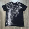 The 2025 summer new men's T-shirt features outdoor street fashion casual comfort breathability and 3D skull pattern printing