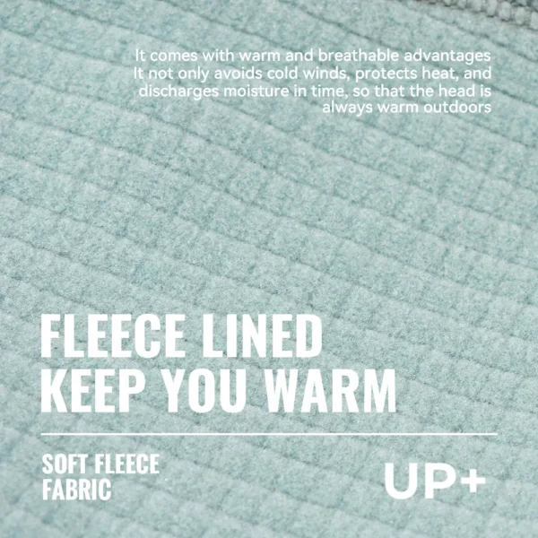 WRELS Fleece Watch Cap Beanie Hat Winter Skull Cap Warm Beanie Thick Windproof Lightweight for Running Skiing Cycling Sports