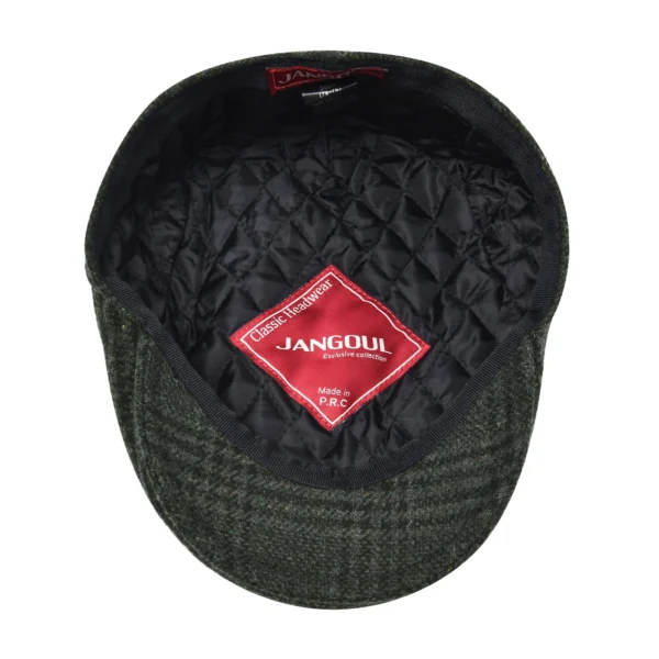 JANGOUL Newsboy Caps Men Wool Blend Flat Cap Winter Warm Hat Driving Hats Gastby Ivy Caps for Male Vintage British Beret