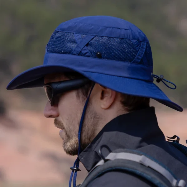 Xinbaoguan 100% Nylon Spring/Summer Big Eaves Breathable Sunshade Fisherman Hat Men's Sunscreen Sun Hat Fishing Hat