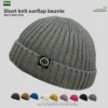 Fashion Hip Hop Beanie Knitted Hat Men Skullcap Women Winter Warm Brimless Baggy Melon Cap Cuff Docker Fisherman Beanies Hats