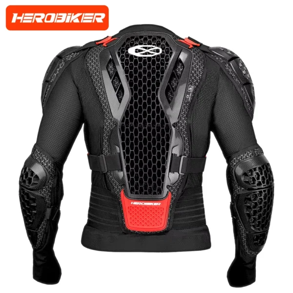 New Motocross Armor Jacket Off-Road Motorcycle Protection Gear Anti Crash Chest Back Padding Motorbike Jacket Pants CE Certified