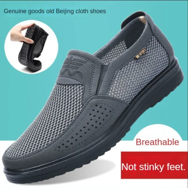 ​Men's Shoes 2025 Summer Casual Sneakers Breathable Mesh Chunky Sole Affordable Free Shipping​