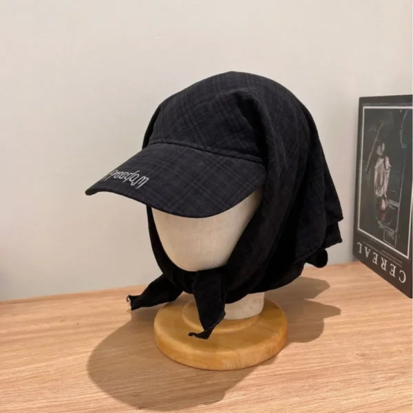 Outdoor Camping Style Sun Protection Hat Jennie Scarf Hat Small Sweet Sunscreen Tie Hat Wide Brim Hat Mesh Cap Lace Cap