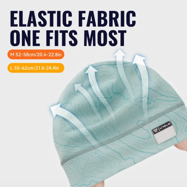 WRELS Fleece Watch Cap Beanie Hat Winter Skull Cap Warm Beanie Thick Windproof Lightweight for Running Skiing Cycling Sports