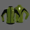 ARSUXEO Men's Winter Cycling Jacket Thermal Fleece Softshell Windbreaker Waterproof Breathable Reflective Bicycle Clothing