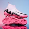 Fashion Pink Soccer Boots Men Professional Lightweight Sock Men's Football Shoe Outdoor Non-slip Original Football Boot Sneakers