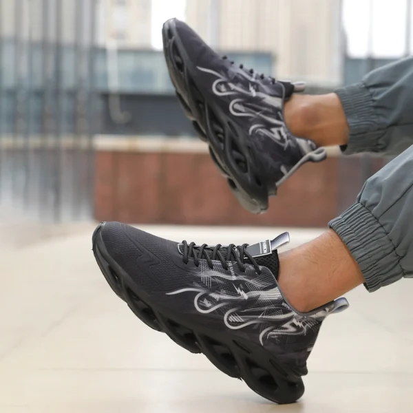 2025 Unisex Running Shoes Men Women Lightweight Mesh Breathable Comfortable Flat Soft Tennis Shoes Summer Lace-up Sneakers Man