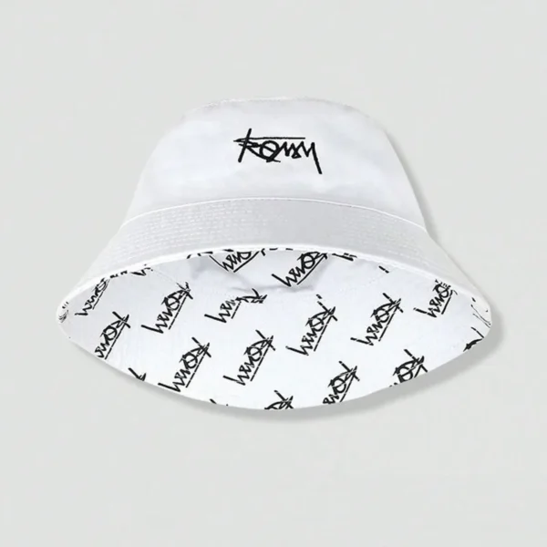Embroidered printed fisherman hat for men and women, suitable for outdoor leisure activities, sun protection hat for all seasons