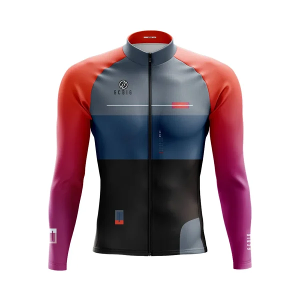 GCBIG Sport Cycling Men's Long Sleeve Thermal Fleece Jackets Chaqueta Ciclismo Hombre Road Bicycle Clothing Mtb Warm Jerseys