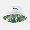 Embroidered printed fisherman hat for men and women, suitable for outdoor leisure activities, sun protection hat for all seasons
