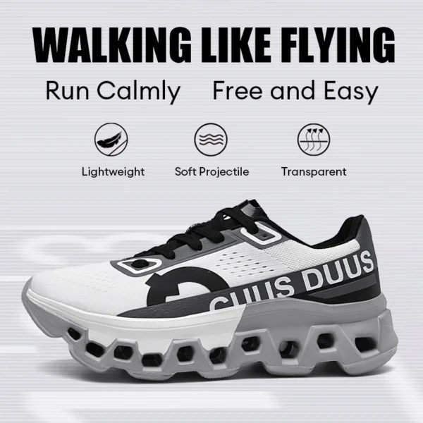 Men's Cushioning Running Shoes Lightweight Athletic Casual Sneakers Male Non-Slip Sports Shoes Outdoor Travel Walking Shoes