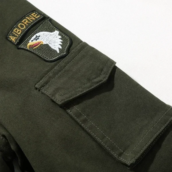 Men's Tactical Motorcycle Riding Jacket Military SWAT Combat Army Pilot Windbreaker Autumn Multi-Pocket Cargo Coat Outdoor Biker