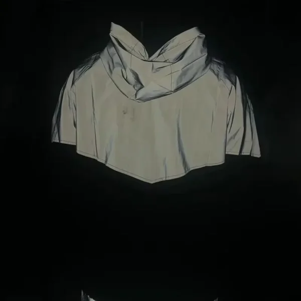 Men's Patchwork Night Reflective Jacket Casual Waterproof Windbreaker Party Dancer Hip Hop High Quality Coat Male Trend Brand