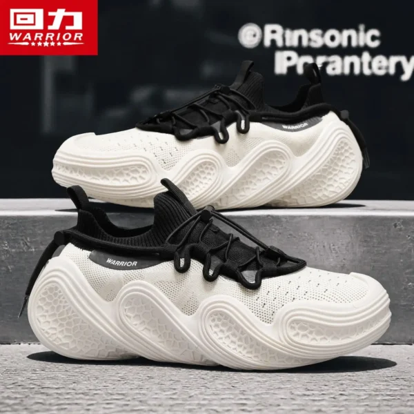 Warrior Original Brand Men's Sneaker Trend Mesh Breathable Soft Design Sports Shoes Summer Walking Jogging Men Casual Shoes