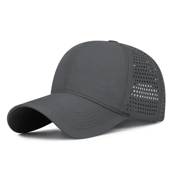 Light weight Hiking Sun Cap for Men and Women Quick-Dry Laser-Punched Breathable Hat Outdoor Baseball Cap