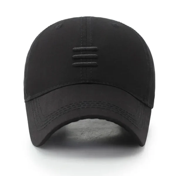 Hat baseball cap European and American fashion spring and autumn sun hat simple black summer leisure duckbill cap sports cap