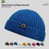 Fashion Hip Hop Beanie Knitted Hat Men Skullcap Women Winter Warm Brimless Baggy Melon Cap Cuff Docker Fisherman Beanies Hats