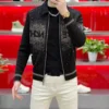 New Autumn Winter Y2K Hot Diamond Men's Jackets Harajuku Trendy Coats Men's Clothing Fashion Printed Male Clothes Black Outwears