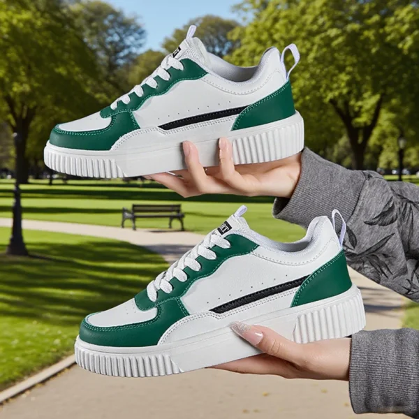 Fashion Women Casual Shoes Breathable Walking Flat Shoes Sneakers White Female Footwear Sports Running Outdoor Walking For Men