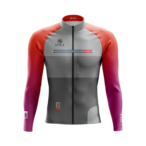 GCBIG Sport Cycling Men's Long Sleeve Thermal Fleece Jackets Chaqueta Ciclismo Hombre Road Bicycle Clothing Mtb Warm Jerseys