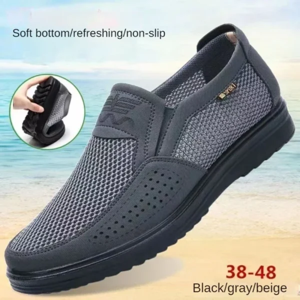 ​Men's Shoes 2025 Summer Casual Sneakers Breathable Mesh Chunky Sole Affordable Free Shipping​