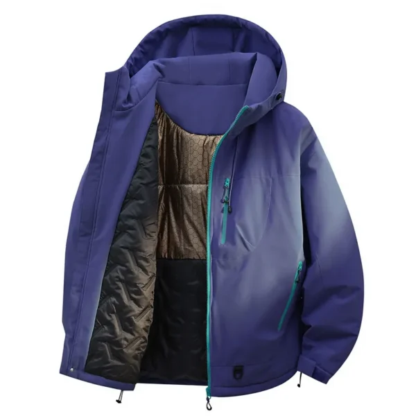 Winter Jacket Thicker Warm Waterproof Windproof Warm Casual Sports Jacket Men Women Sport Hiking Running Hooded Casual Warm Coat