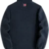 Navy Blue Fleece Zip - Up Jacket with Norwegian Flag and "Outdoor Norway" Embroidery